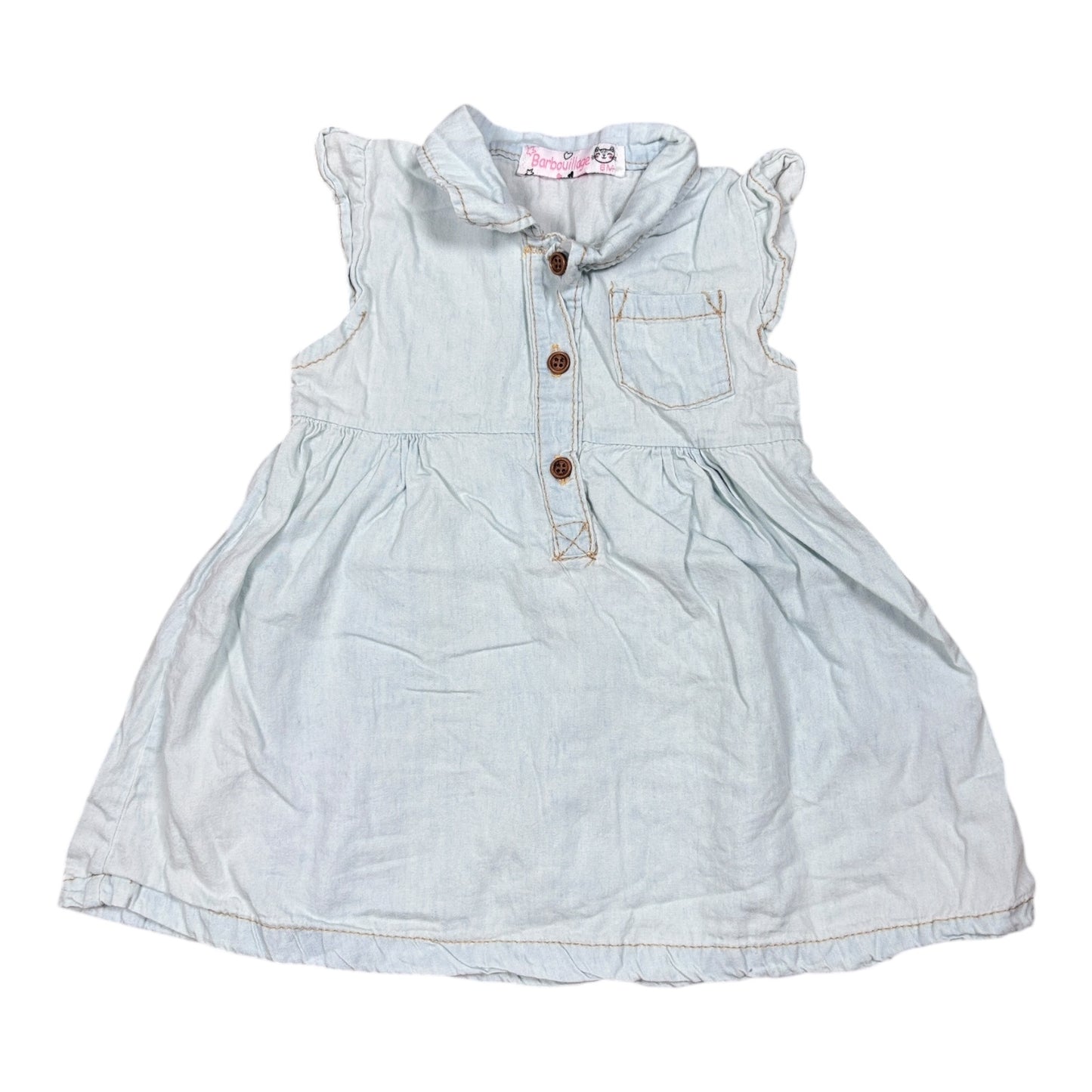 Robe - 6 mois - Barbouillage