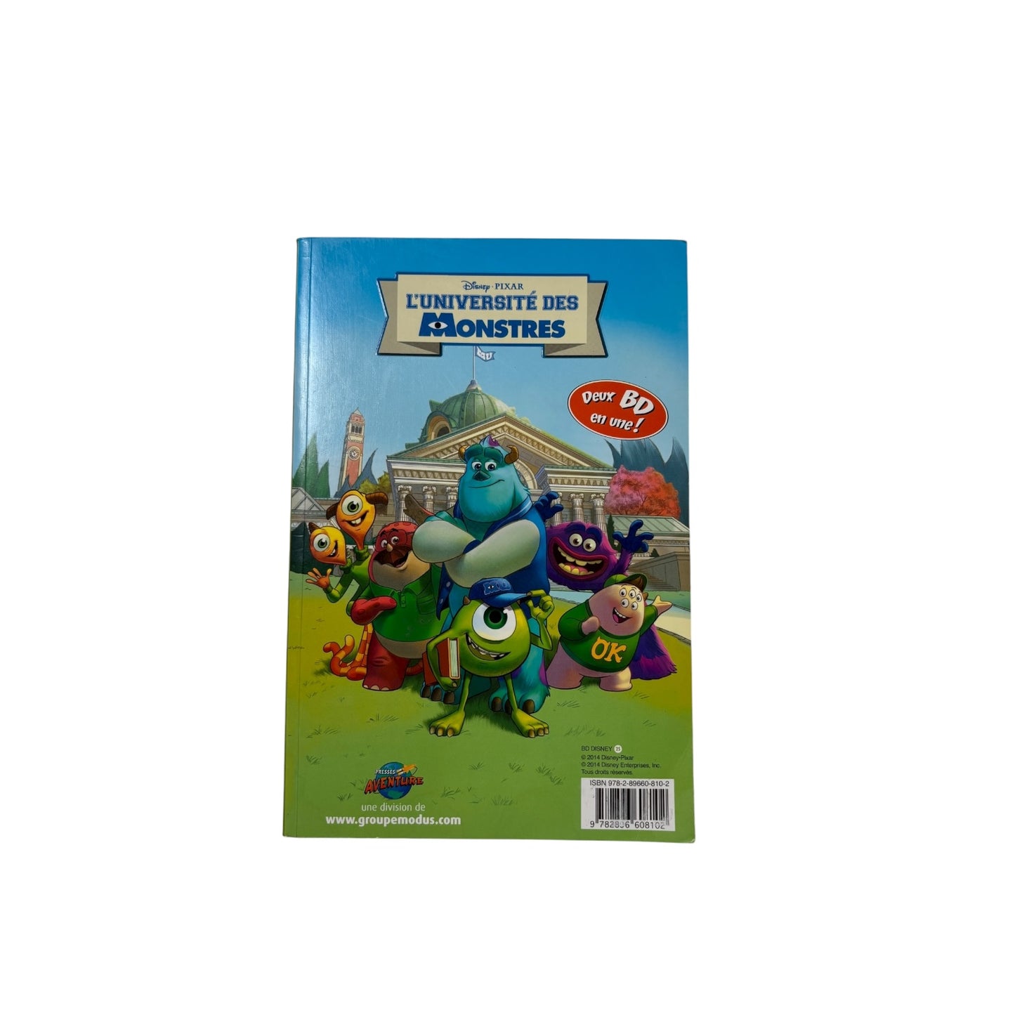 Livre - Monster Inc X Les avions - Disney