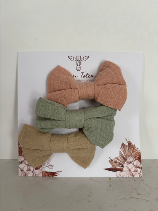 Tan - Trio de Boucles 🎀 Mini Totem *Neuf (Copie)