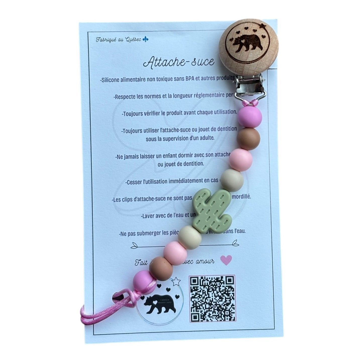 Attache-suce - Cactus - MamanOurse *Neuf