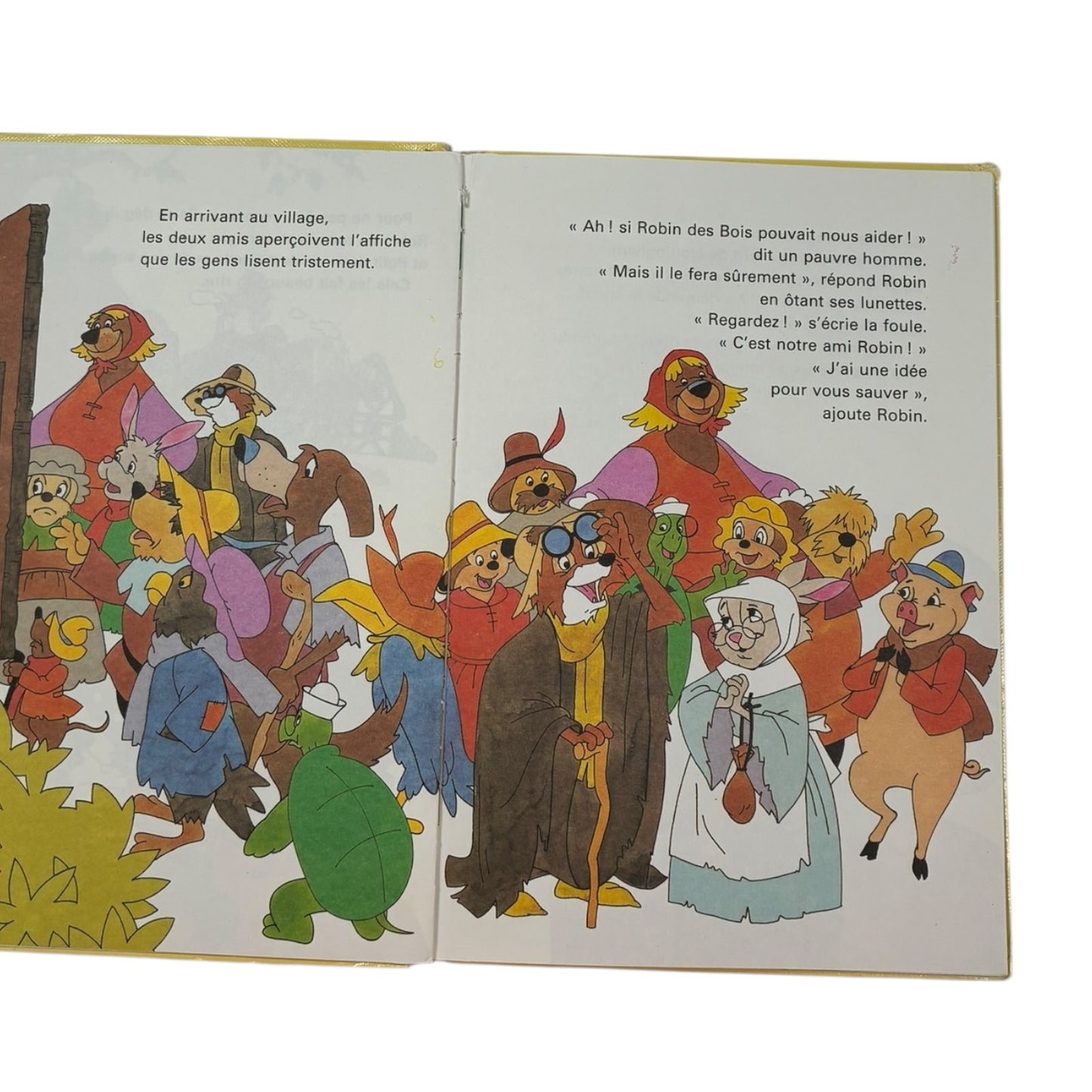 Livre - Robin des bois - Disney *1987