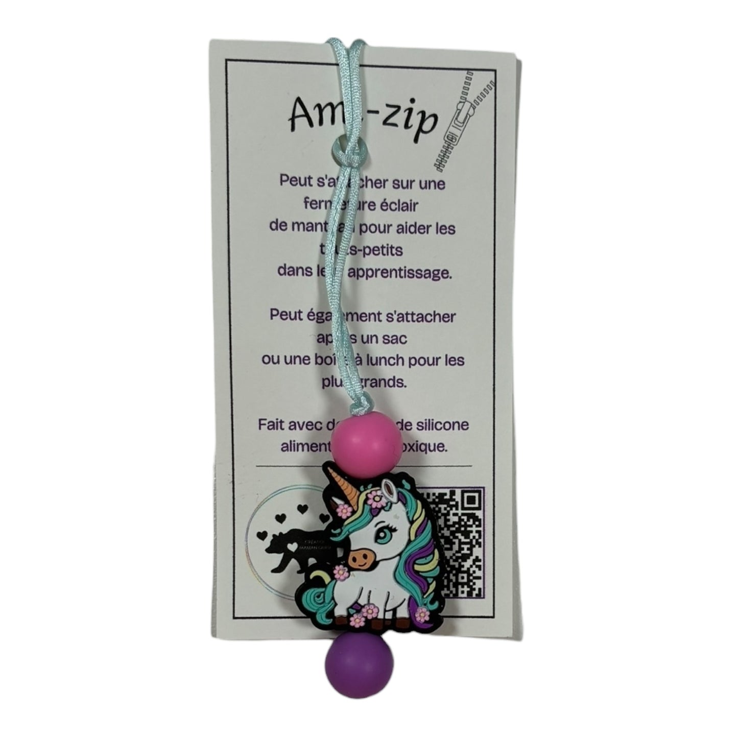 Ami-zip - Licorne - MamanOurse *Neuf