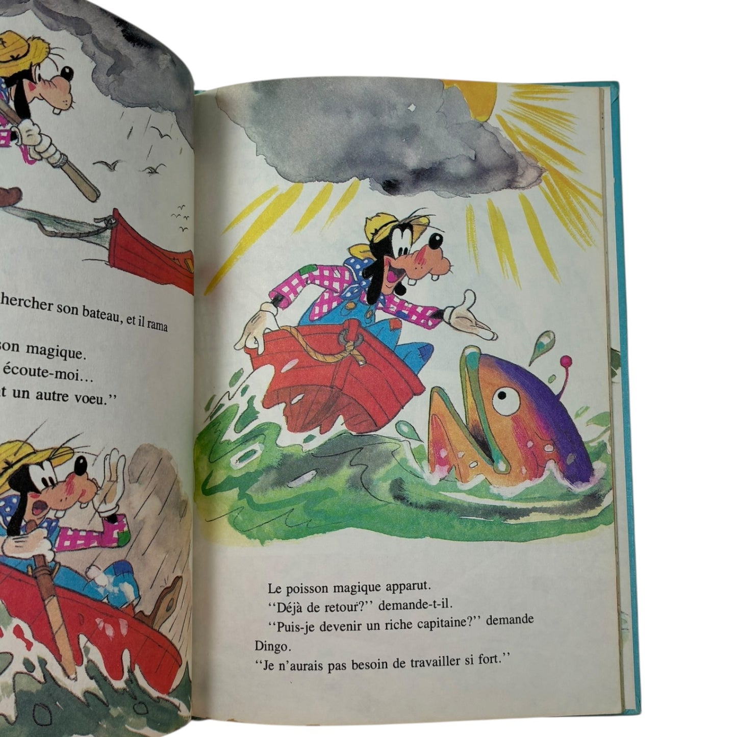 Livre - Dingo et le poisson magique - Disney *1978